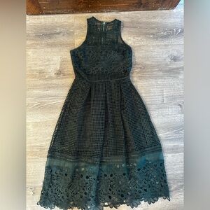 Just Me - Women’s Dress in Forest Green - Worn Once - Size Small